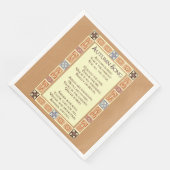 Herfstlied  Oogstkunst Servet (Hoek)