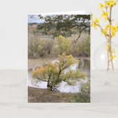 Herfstloof bij Good Earth State Park Kaart (Gele Bloem)