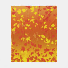 Herfstloof Fleece Deken