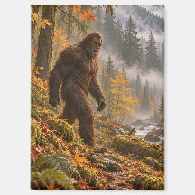Herfstnevel Bigfoot-magneet