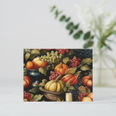 Herfstoogst, kleuren van herfst, briefkaart (Staand voorkant)