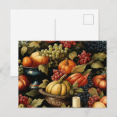 Herfstoogst, kleuren van herfst, briefkaart (Voorkant / Achterkant)