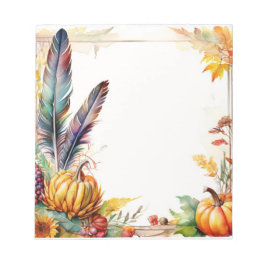 Herfstoogstnota's Notitieblok