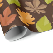 Herfstpatroon Cadeaupapier (Rol Hoek)