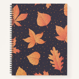 Herfstpatroon Notitieboek