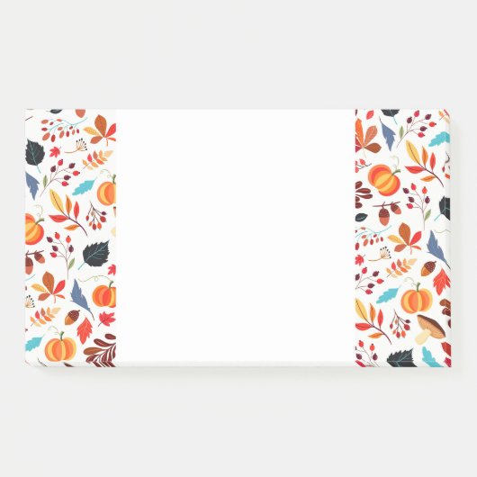 Herfstpatroon plaknotities post-it® notes (Voorkant)