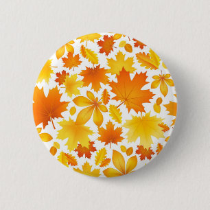 Herfstpatroon Ronde Button 5,7 Cm