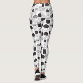 Herfstpatroon van ongebluste zuren leggings (Achterkant)
