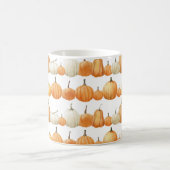 Herfstpompoen: Waterverf illustratiepatroon Koffiemok (Center)