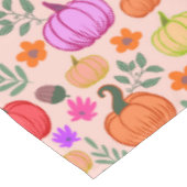 Herfstpompoenen - bleek roze tafelkleed (Gekanteld)