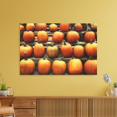 Herfstpompoenen Canvas Afdruk (Insitu (Woonkamer))