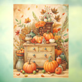 Herfstpompoenen Raamklemmen Raamsticker (Vel 3)