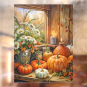 Herfstpompoenen Raamklemmen Raamsticker (Vel 2)