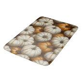 Herfstpompoenoogstpatroon | rustieke Herfst Badmat (Gekanteld)