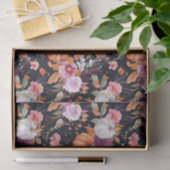 Herfstpompoenval laat rustieke decoupage achter tissuepapier (Geschenk)