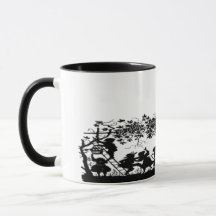 Herfstpret Silhouette-illustratie buitenshuis