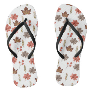 Herfstprint Sandalen - Comfortabele Herfststijl Sc Teenslippers