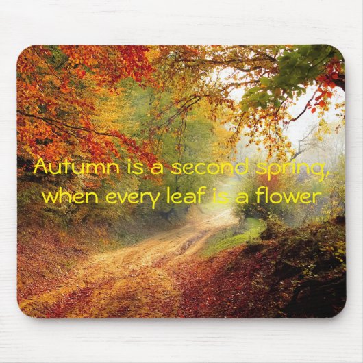 Herfstquote Muismat (Voorkant)