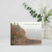 Herfstreflecties Briefkaart (Staand voorkant)