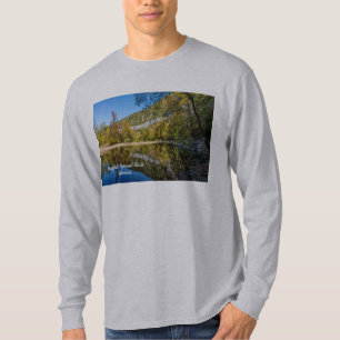 Herfstreflecties Buffalo-rivier lange mouw shirt