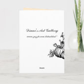 Herfst's Harvest - Inspirerende Kaart (Achterkant)