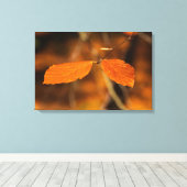 Herfstscène Canvas Afdruk (Insitu (Houten vloer))