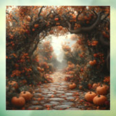 Herfstscène-vensterklemming Raamsticker (Vel 3)