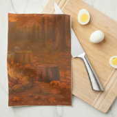 Herfstschemer Keukenhanddoeken (Quarter Fold)