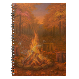 Herfstschemering Kampvuur Notitieboek