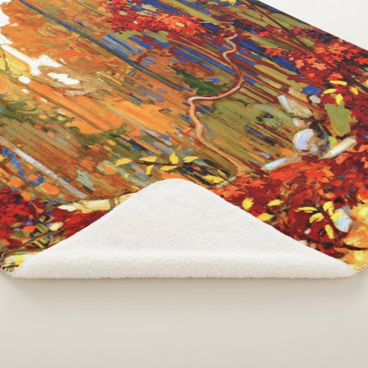 herfstschilderij van Garland, beroemd schilderij, Sherpa Deken (3/4)