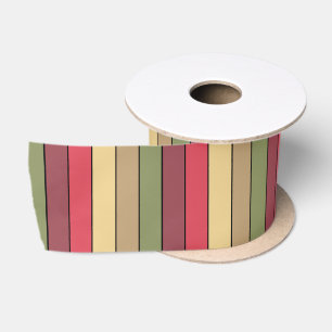 Herfstseizoen Aardtint Kleuren Op Waterverf Papier Lint