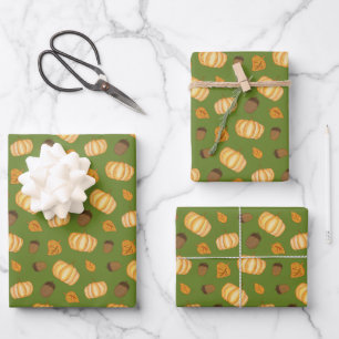 Herfstseizoen Inpakpapier Vel