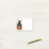Herfstseizoen kat To Do List Post-it® Notes (Op bureau)