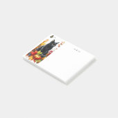 Herfstseizoen kat To Do List Post-it® Notes (Schuin)