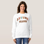 Herfstseizoen Trendy Herfst Varsity Sweatshirt (Voorkant volledig)