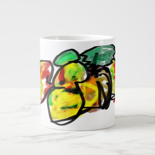 Herfstset pompoenpompoen squash extra grote beker (Voorkant)