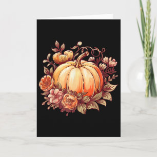 Herfstshirt voor vrouwen herfstpompoen Grafisch vi Kaart