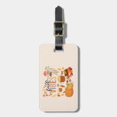 Herfststemming Bagagelabel (Voorkant verticaal)