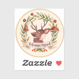 Herfststemming Halloween Sticker