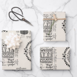 Herfststemming Inpakpapier Inpakpapier Vellen