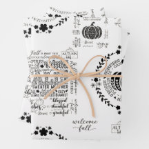 Herfststemming Inpakpapier