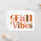 Herfststemming Kaart (Voorkant / Achterkant in situ)