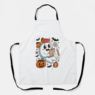 Herfststemming Spookverpleegster Herfst Schort