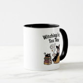 Herfstthee met boeken mok (Voorkant rechts)