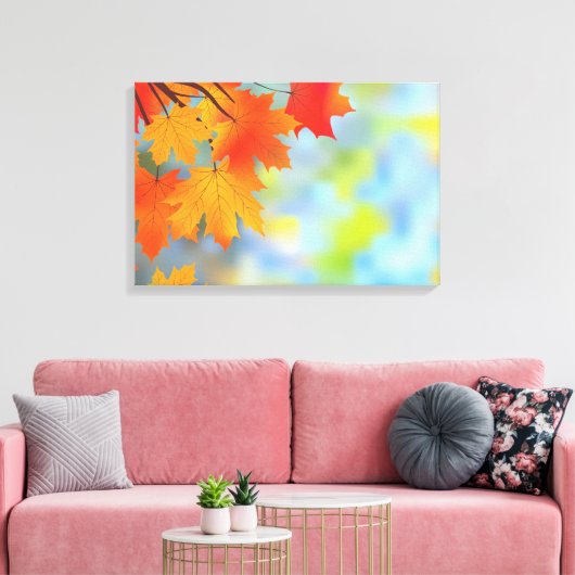 Herfstthema Mooi verpakt canvas (Insitu (Woonkamer))