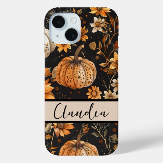 Herfstthema Pompoenen Case-Mate iPhone Case (Achterkant)