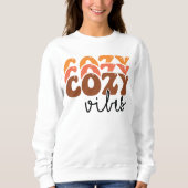 HERFSTTHEMA RETRO HERFST COZY VIBES TRUI (Voorkant)