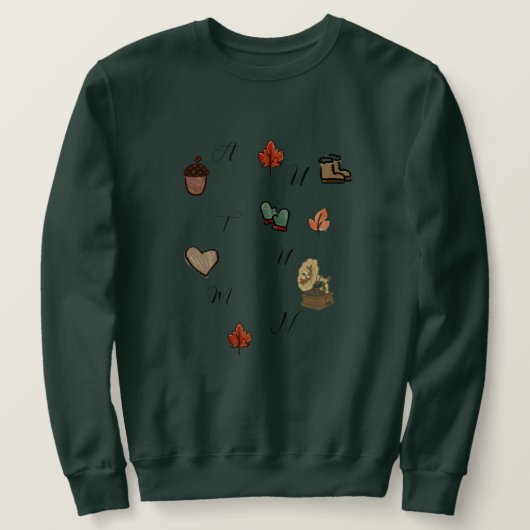 herfstthema trui (Design voorkant)