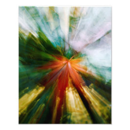 Herfsttijd verlopen foto afdruk