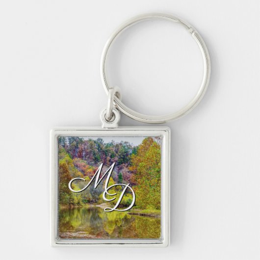 Herfsttranquiliteit met Monogram Sleutelhanger (Voorkant)